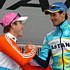 Kim Kirchen on the final podium of Tirreno-Adriatico 2007